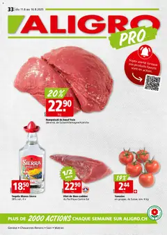Vorschau von dem Prospekt - Aligro Aktionen Chavannes, Matran, Genève, Sion ab 11.08.2025
