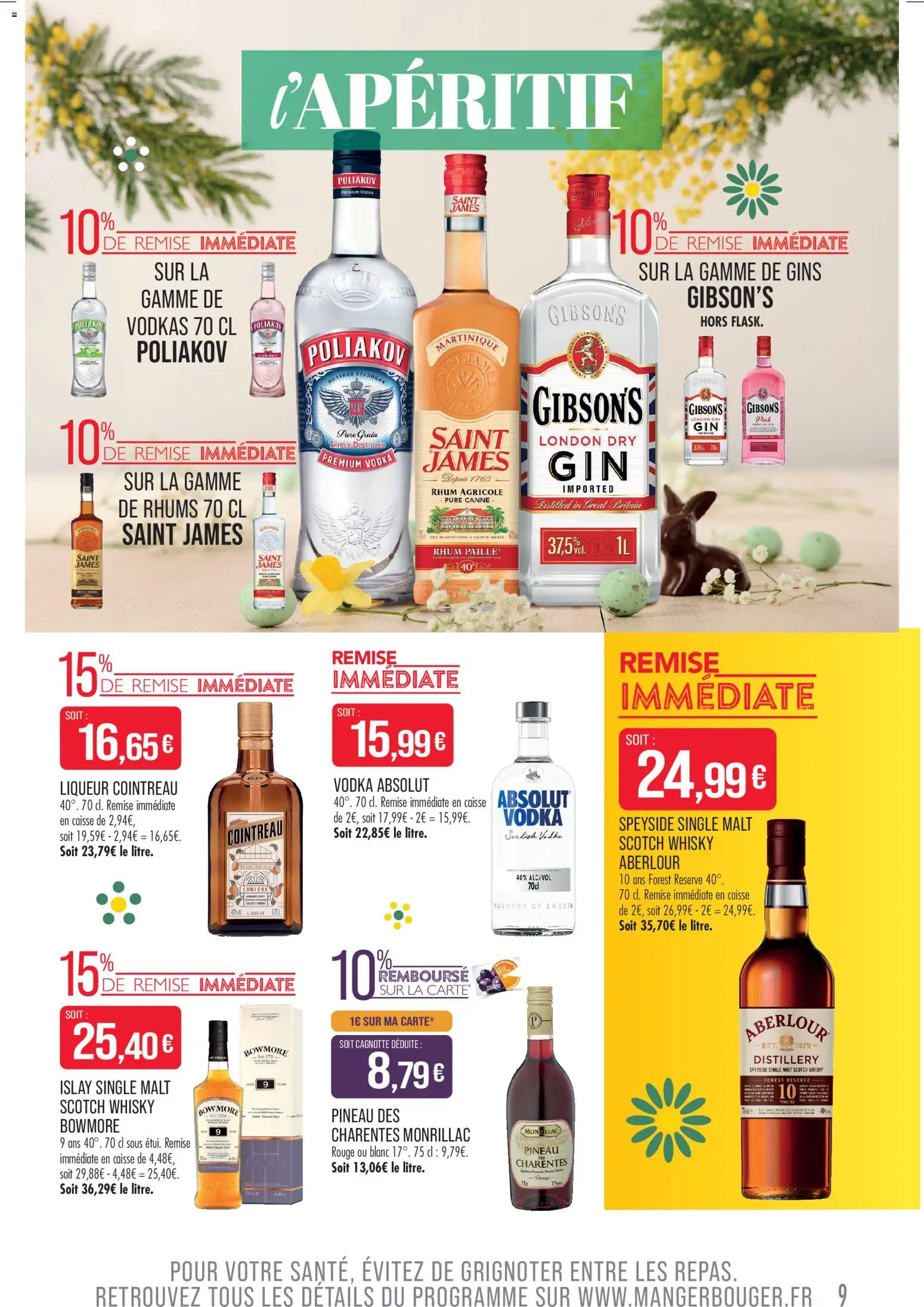 {H1} | Page: 9 | Produits: Vodka, Whisky, Liqueur, Rhum