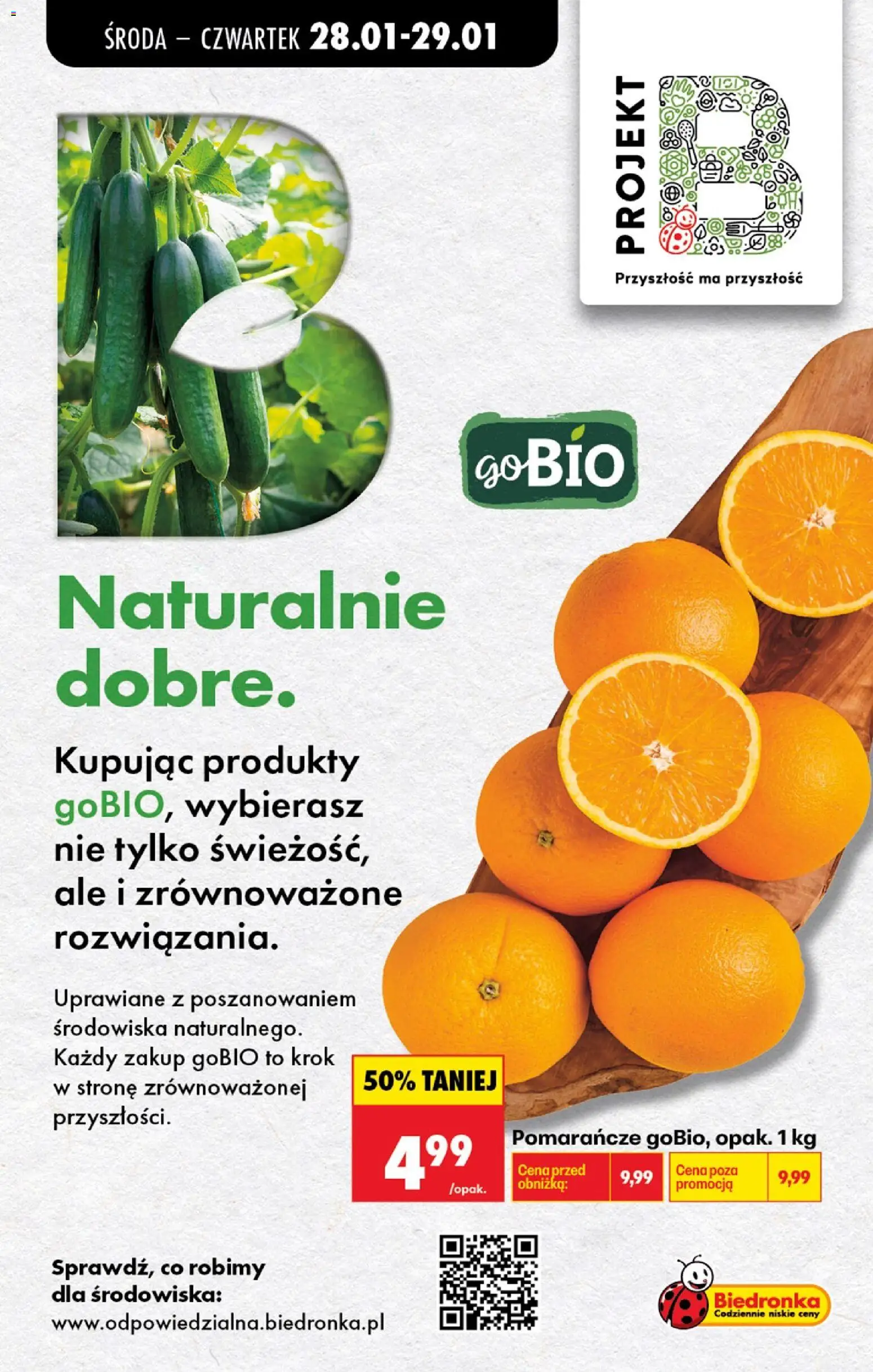 Biedronka gazetka - Oferta w tym tygodniu od 28.01.2026 | Strona: 23 | Produkty: Pomarańcze