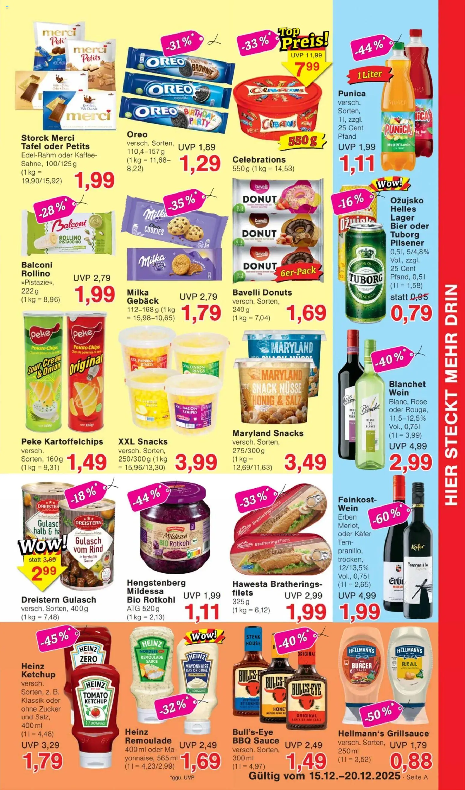 Jawoll Prospekt – gültig ab 15.12.2025 | Seite: 7 | Produkte: Pommes, Milka, Paprika, Gulasch