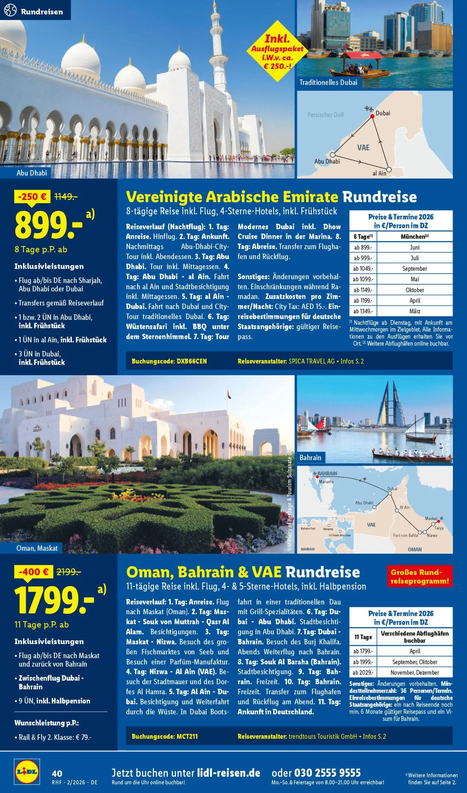 Lidl Reisen Prospekt 	 – gültig ab 31.01.2026 | Seite: 40 | Produkte: Uhr