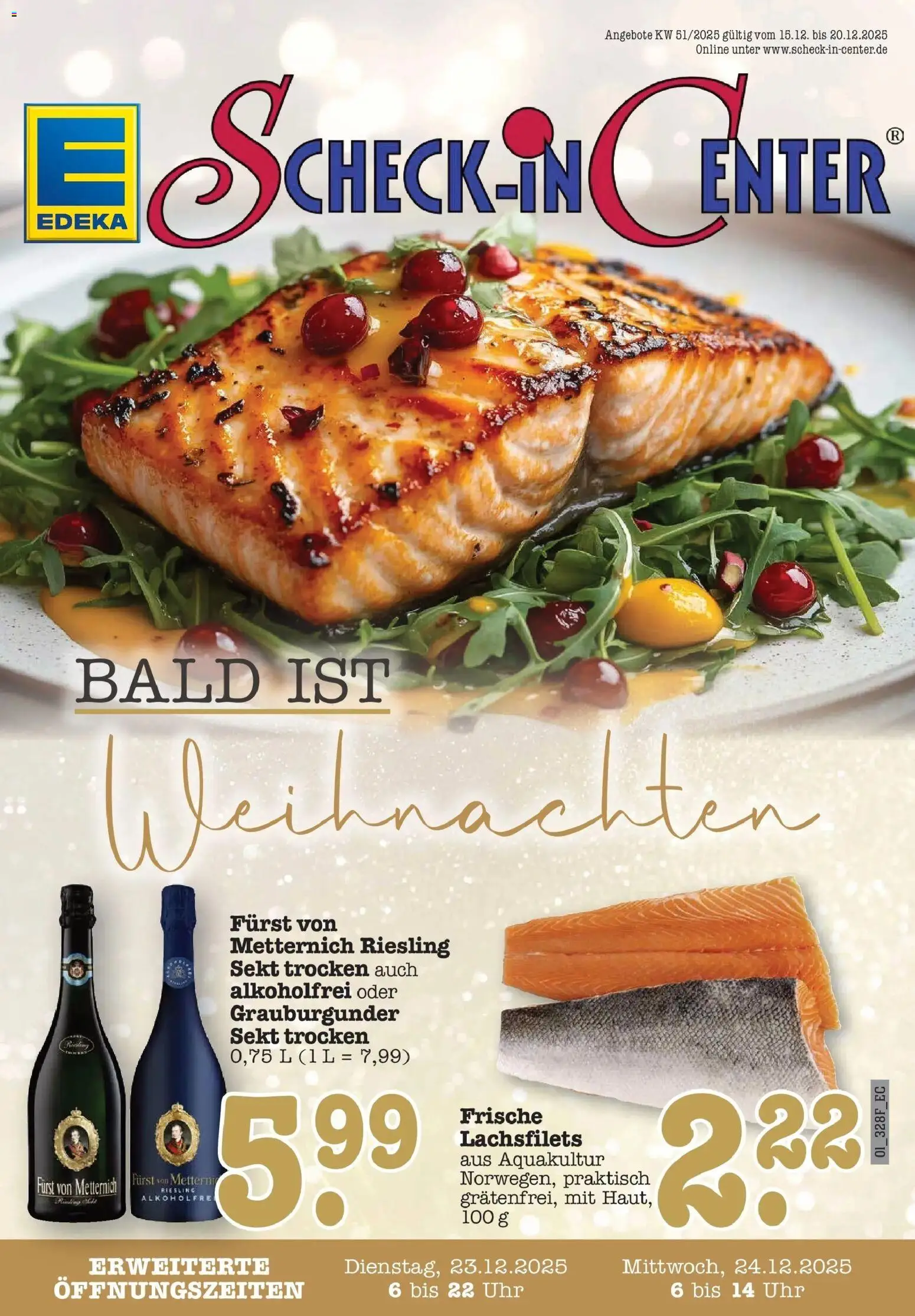 Edeka prospekt Offenbach	 – gültig ab 14.12.2025 | Seite: 1 | Produkte: Furst von metternich, Sekt, Uhr