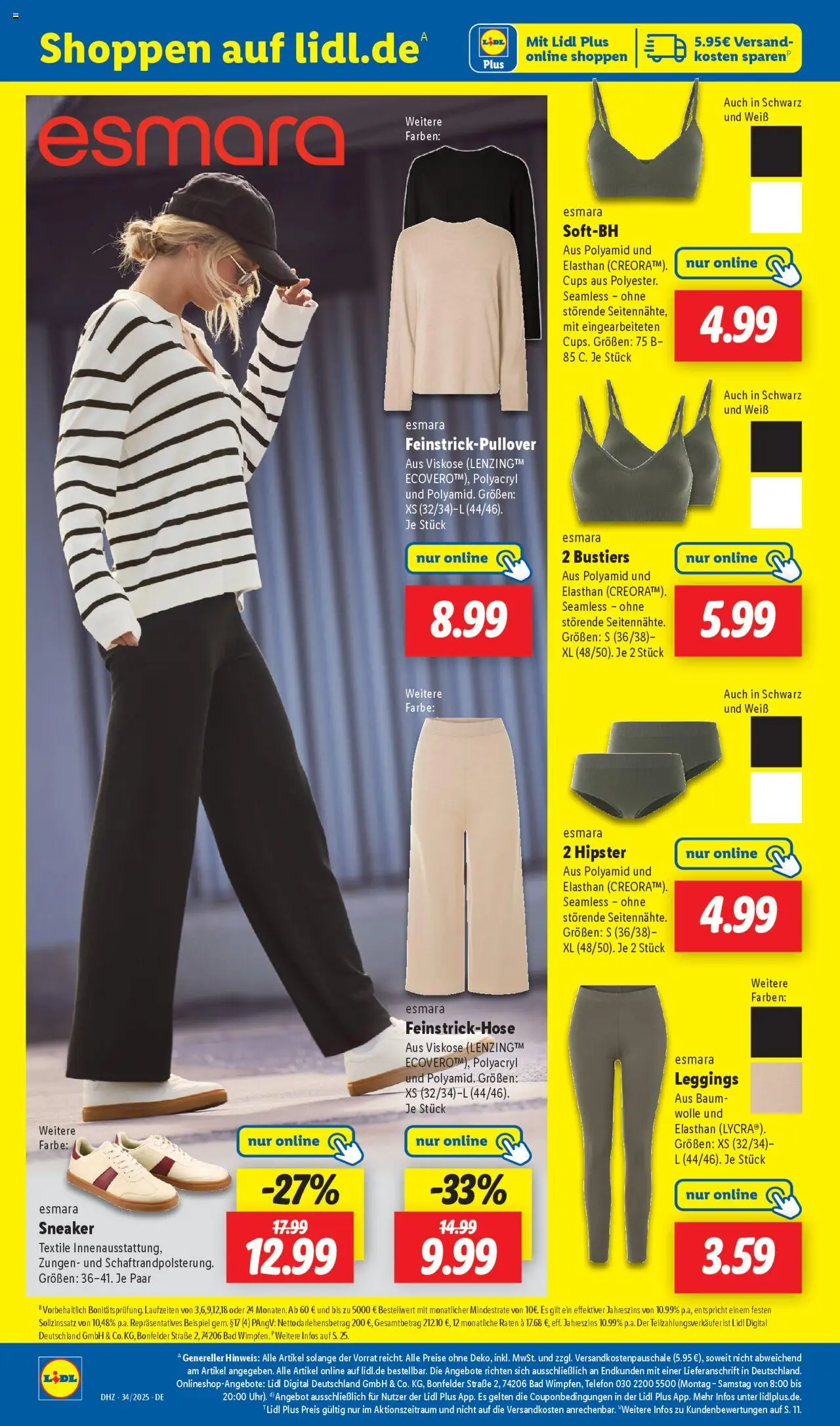 Lidl Prospekt Holzminden - gültig ab dem 18.08.2025 | Seite: 10 | Produkte: Bad, Leggings, Telefon