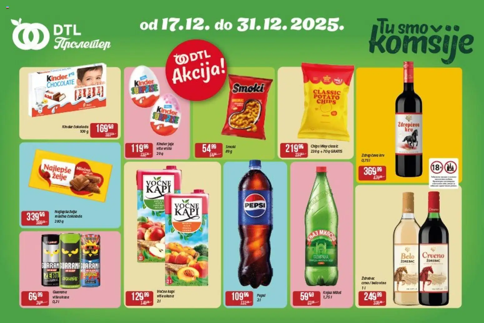Metalac Proleter katalog - važi od 17.12.2025 | Strana: 2 | Proizvode: Smoki, Guarana, Pepsi