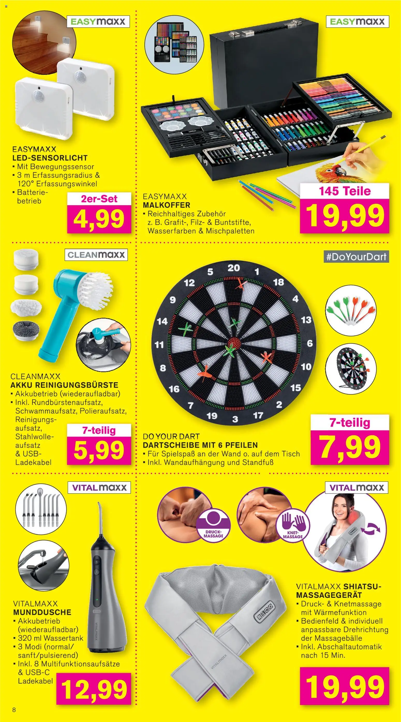 KODi Prospekt 	 – gültig ab 02.02.2026 | Seite: 8 | Produkte: USB, Tisch, Batterie, Ladekabel