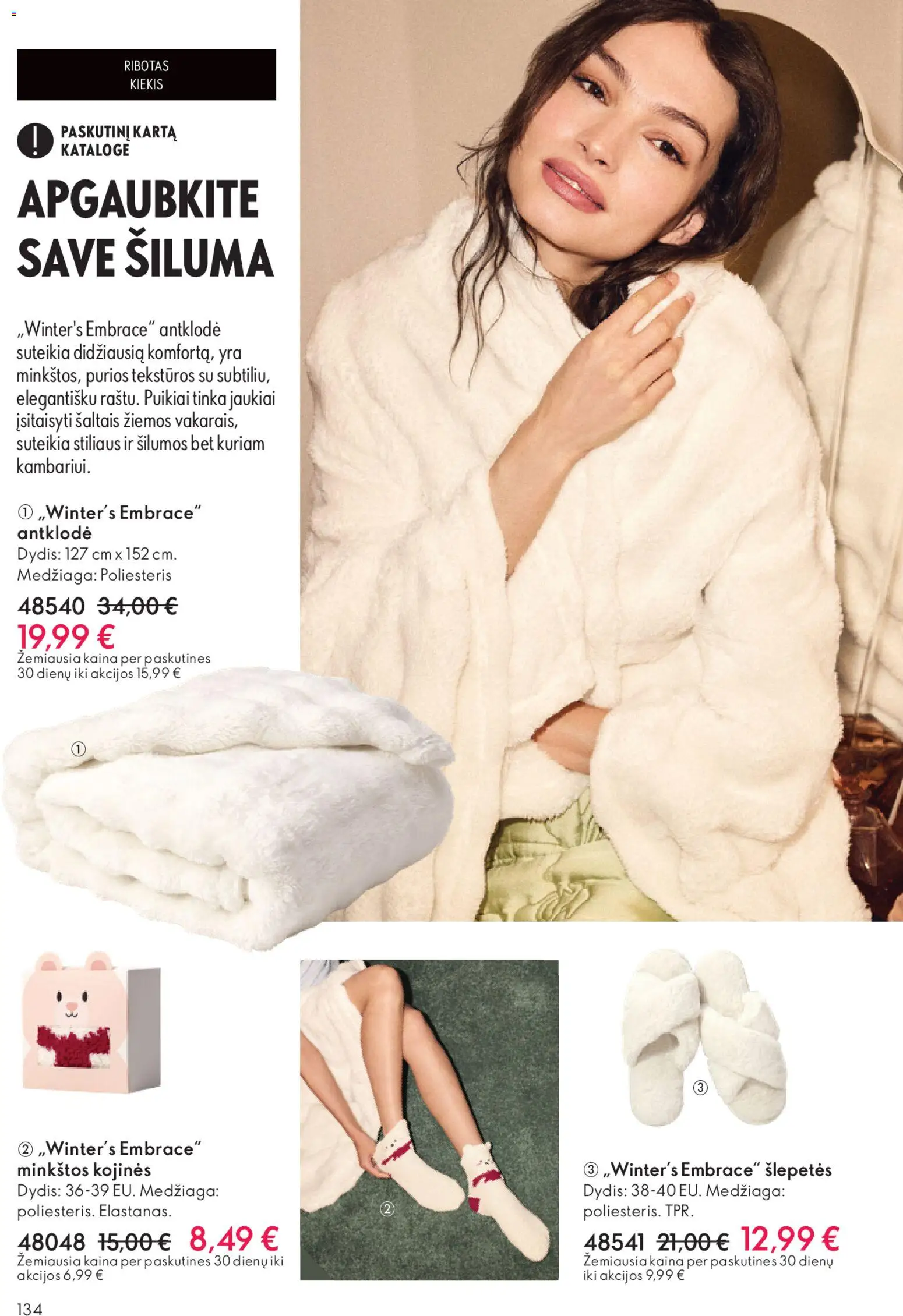 Oriflame akcijos nuo 31.12.2025 | Puslapis: 134 | Prekių: Antklodė, Kojinės, Šlepetės