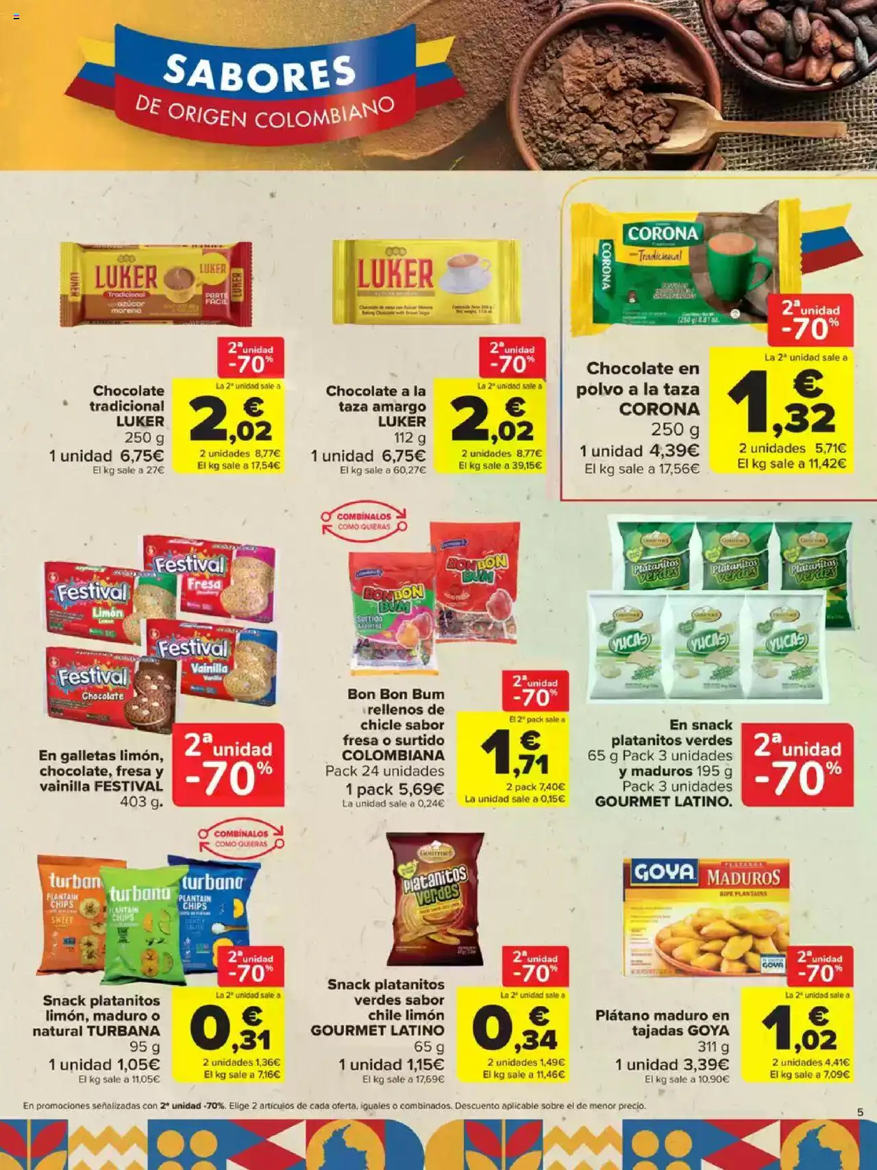 Carrefour Colombia │ válido desde el 03.07.2025 | Página: 5 | Productos: Polvo, Chocolate, Galletas