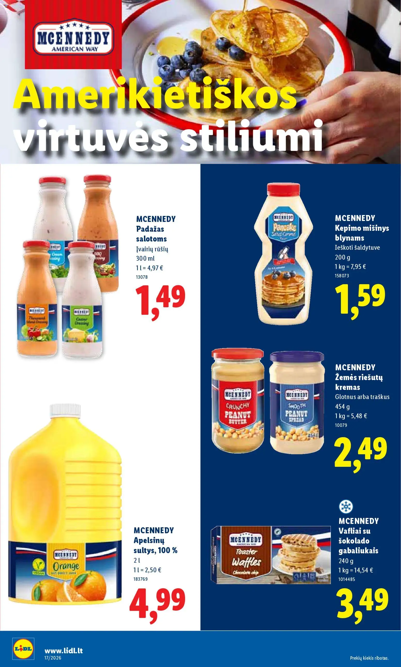 LIDL akcijos nuo 20.04.2026 | Puslapis: 22 | Prekių: Kremas, Padažas, Vafliai