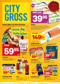 City Gross - erbjudanden - Förhandsvisning av reklamblad från butik City Gross aktuell från 15.12.2025