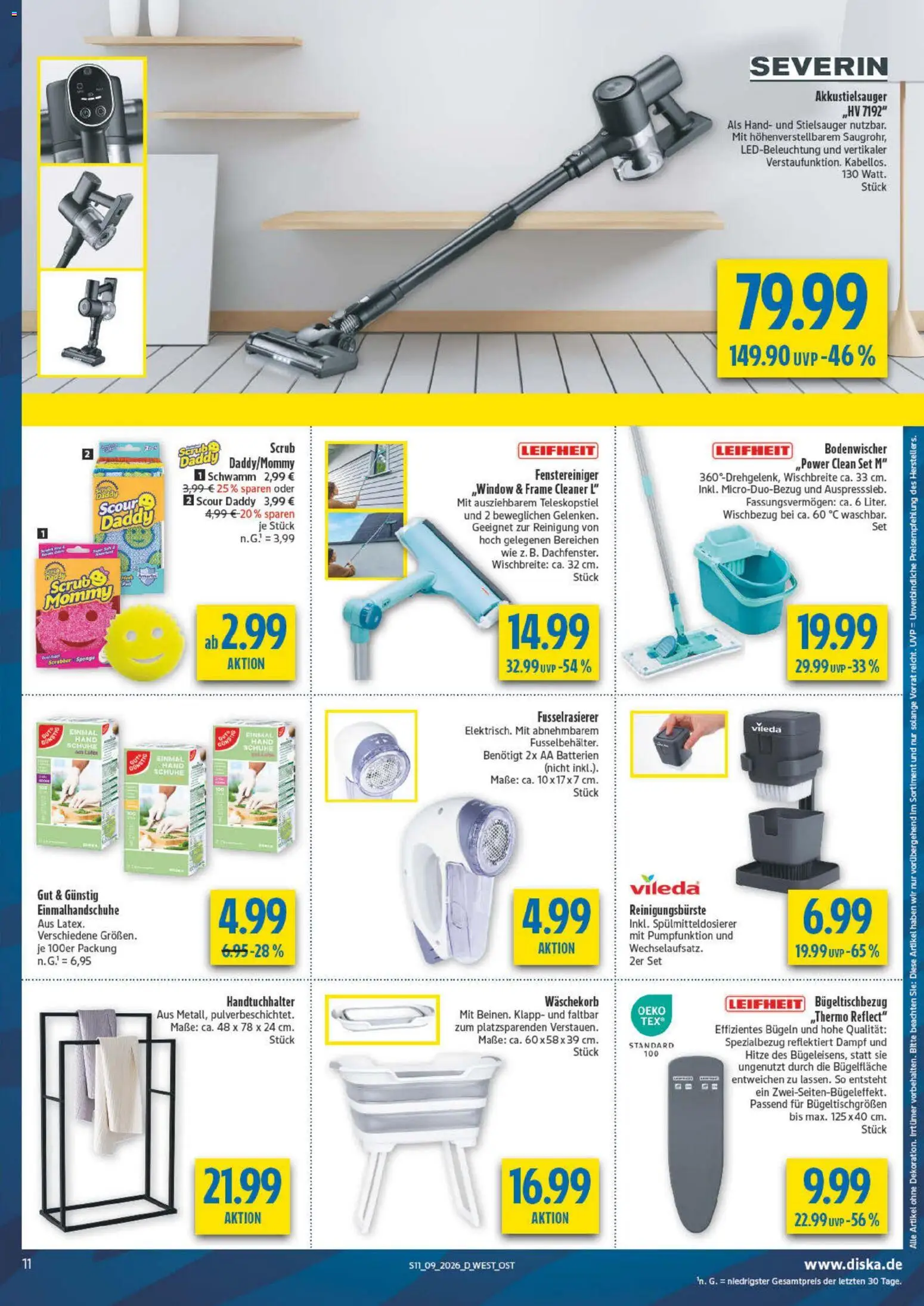Diska Prospekt 	 – gültig ab 23.02.2026 | Seite: 11 | Produkte: Batterien, Handtuchhalter