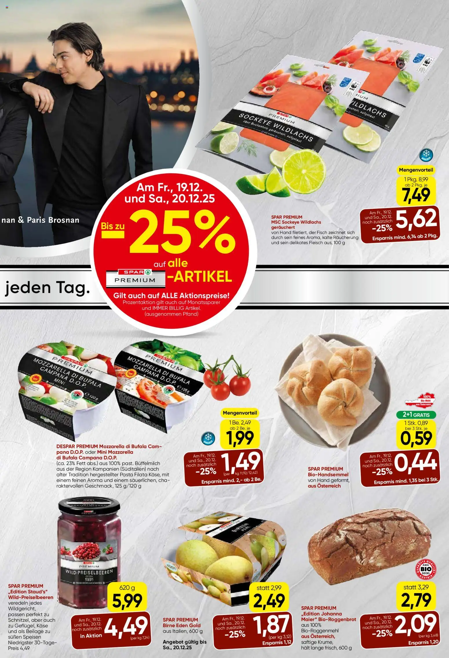 Spar Premium - Burgenland gültig ab 18.12.2025 | Seite: 3 | Produkte: Pasta, Birne, Käse, Fisch