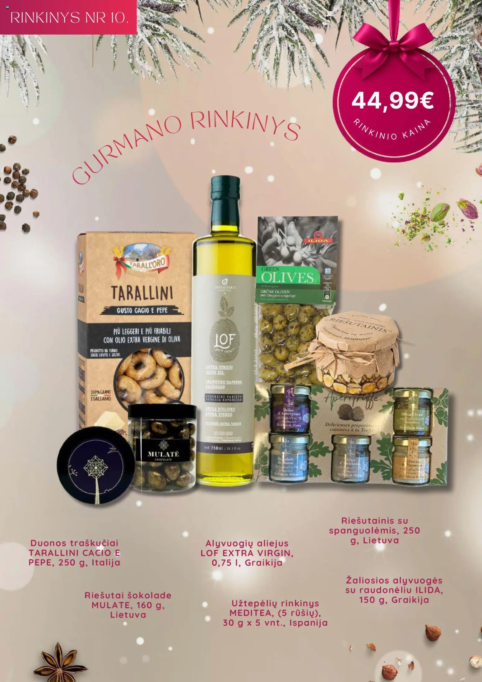 VYNOTEKA akcijos nuo 03.11.2025 | Puslapis: 20 | Prekių: Riešutai, Aliejus, Traškučiai