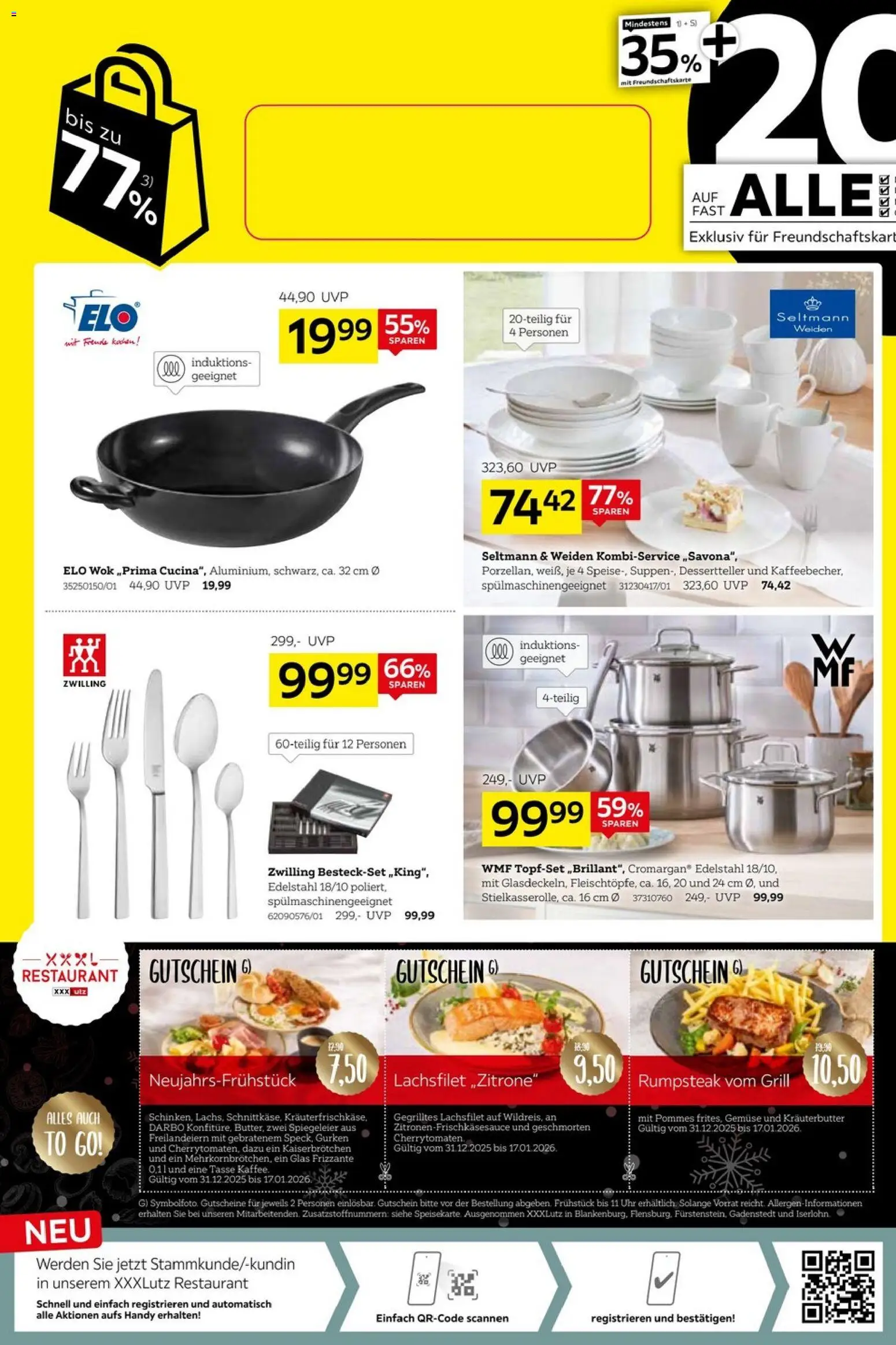 XXXL Lutz - Deutschlands größter WSV – gültig ab 27.12.2025 | Seite: 2 | Produkte: Grill, Kräuterbutter, Gemüse, Wok