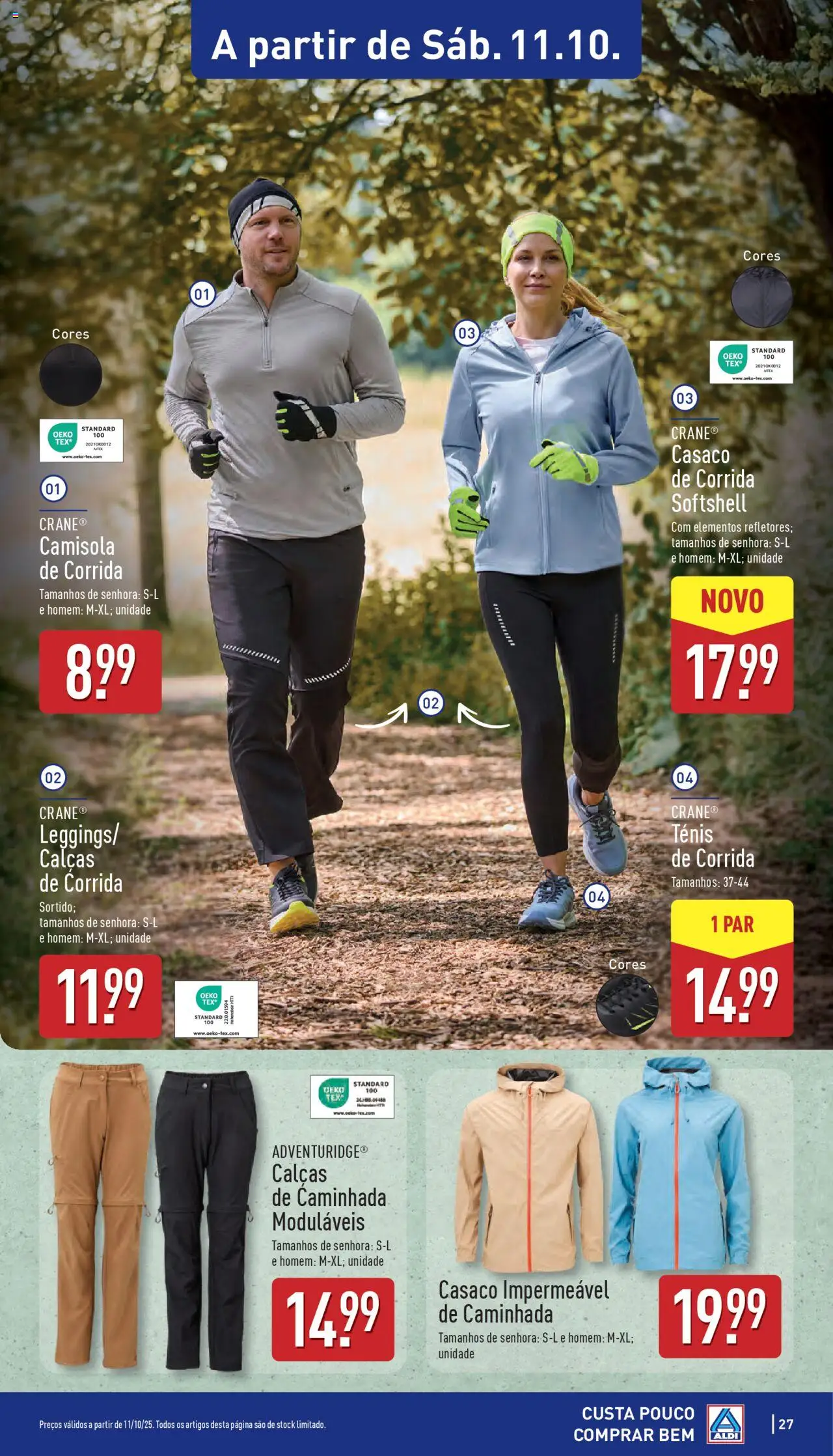 Aldi folheto │ válido de 06.10.2025 | Página: 27 | Produtos: Casaco, Calças, Camisola