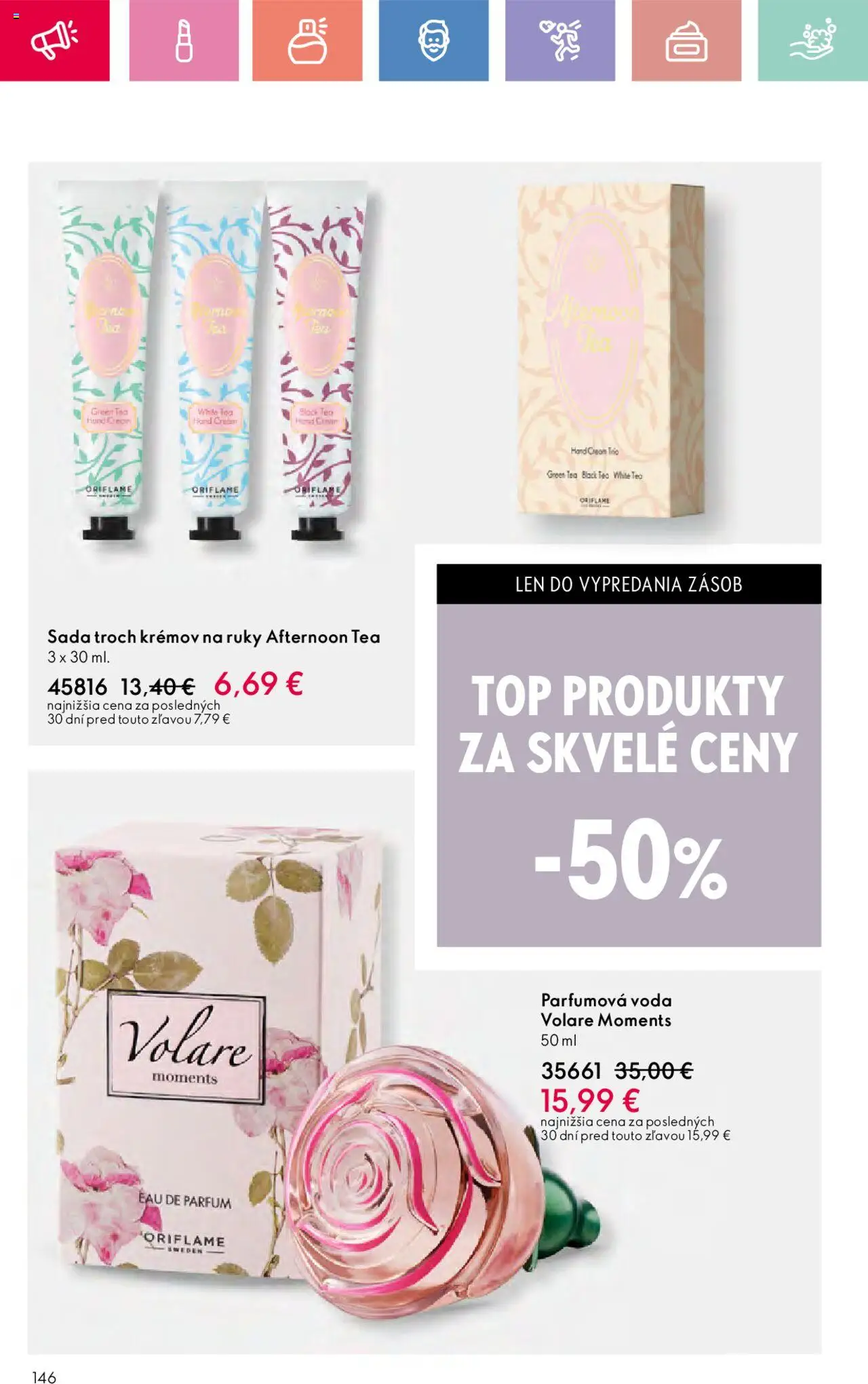 Katalóg Oriflame 10 2025 │ platný od 06.07.2025 | Strana: 146 | Produkty: Voda