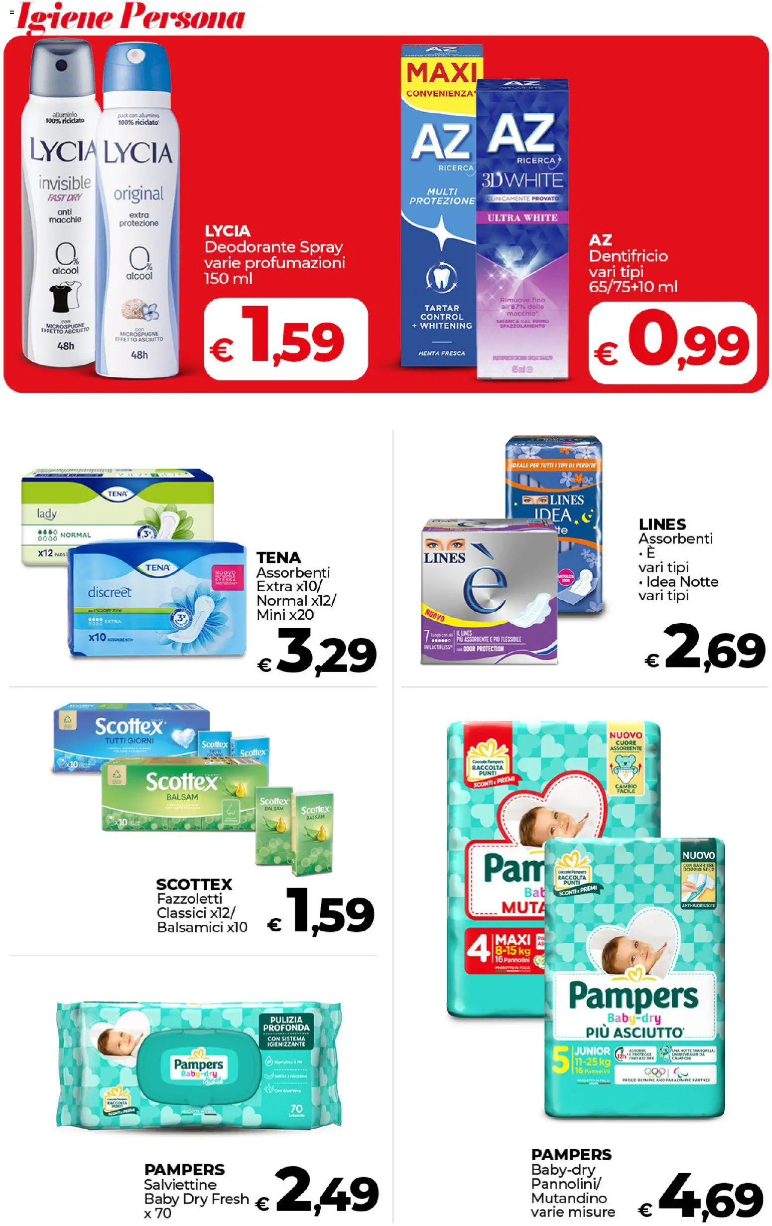 Volantino COOP del 17.01.2026 | Pagina: 37 | Prodotti: Pannolini, Fazzoletti, Menta, Alluminio