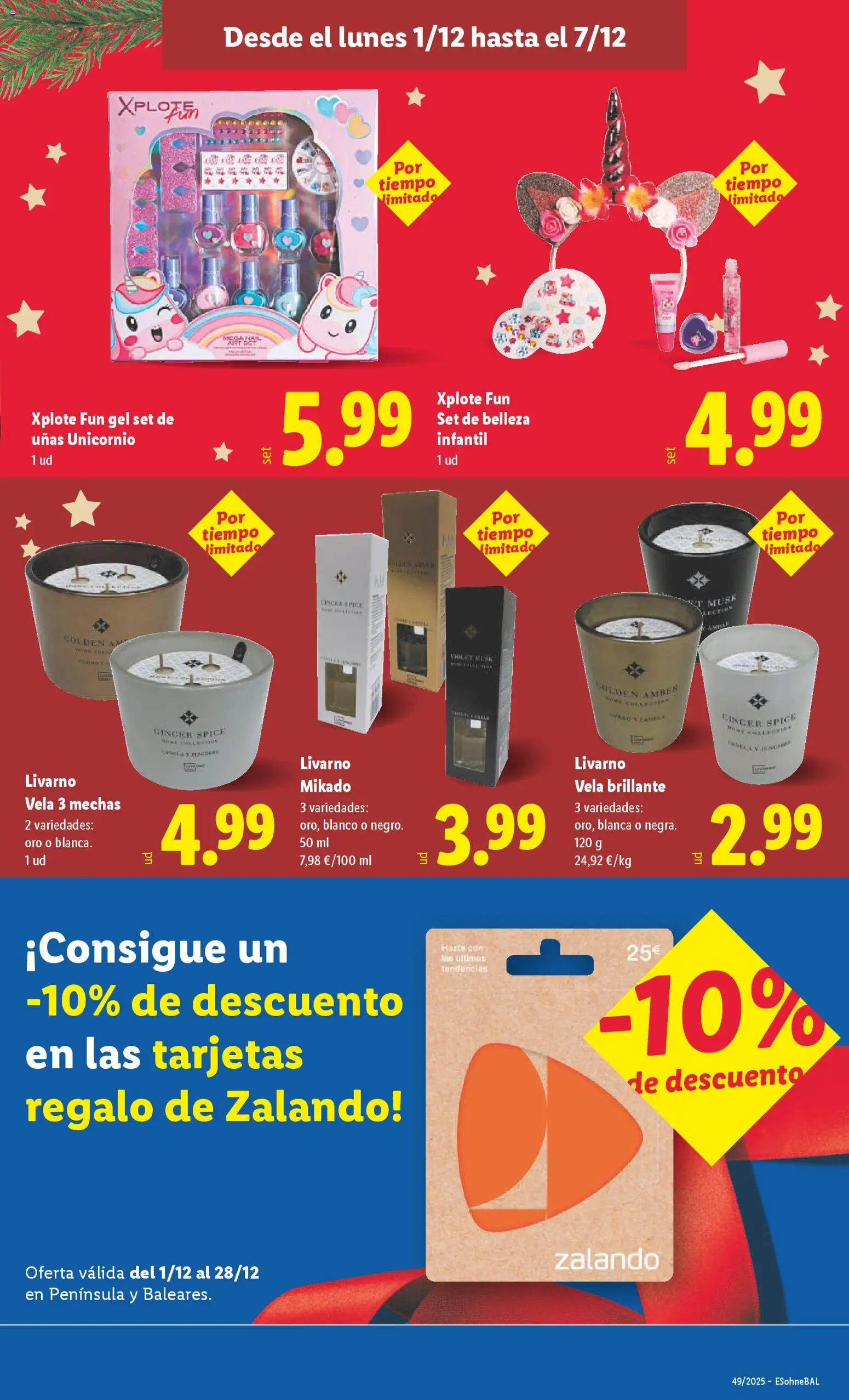 Lidl folleto │ válido desde el 01.12.2025 | Página: 35 | Productos: Vela