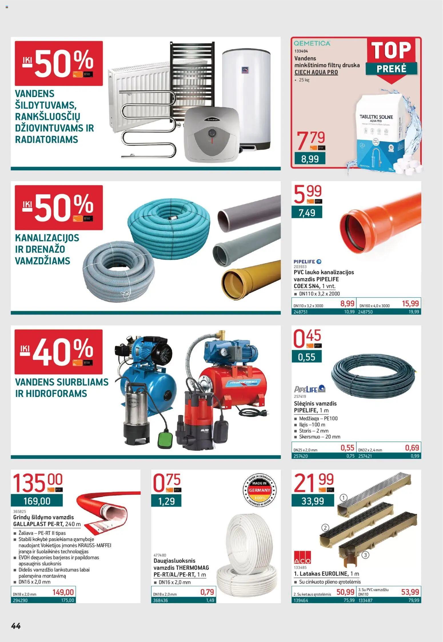 ERMITAŽAS akcijos nuo 02.03.2026 | Puslapis: 44 | Prekių: Druska