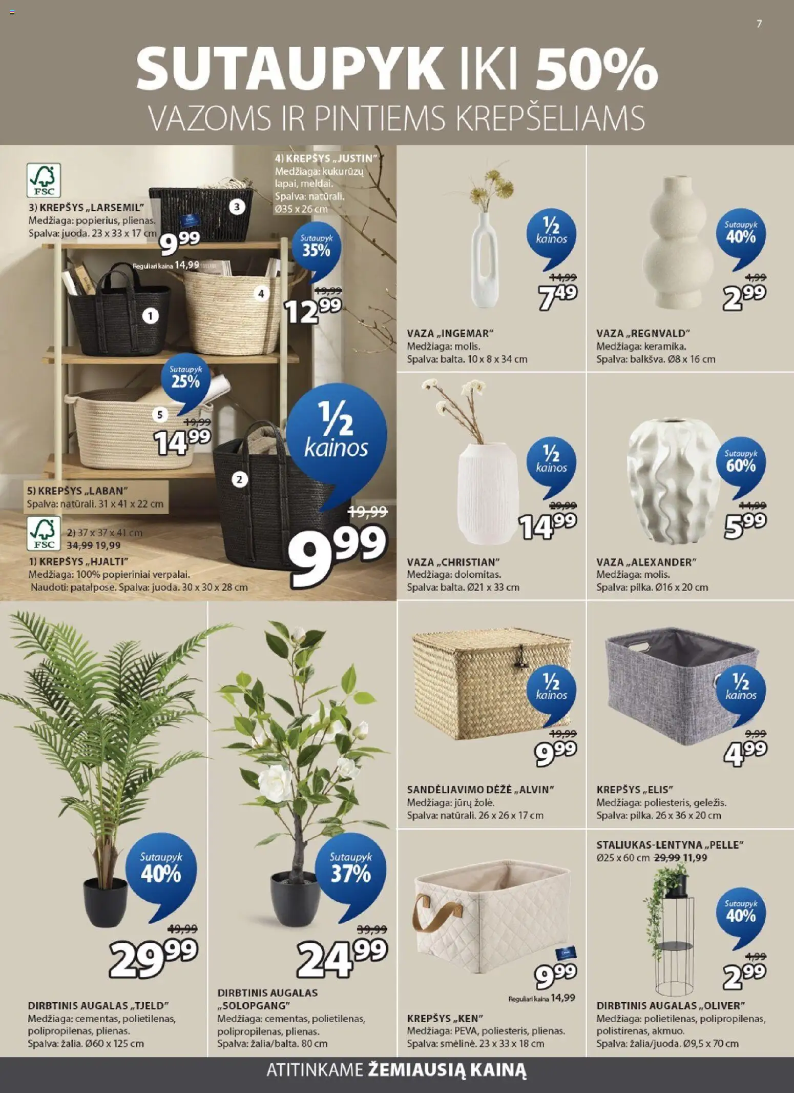 JYSK akcijos nuo 03.03.2026 | Puslapis: 7