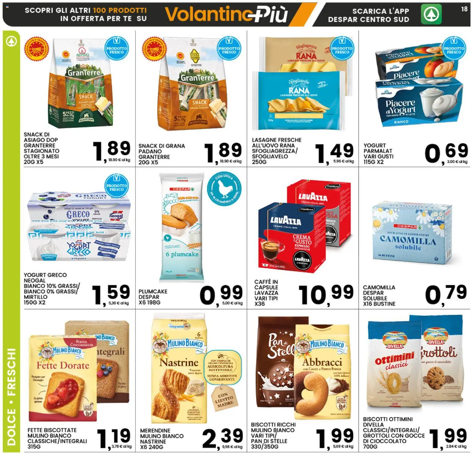Volantino Interspar del 29.01.2026 | Pagina: 18 | Prodotti: Tè, Farina, Cacao, Merendine