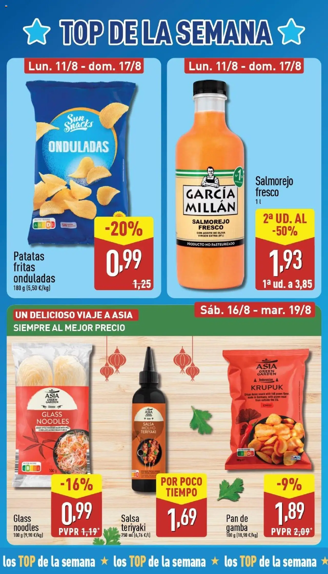 Aldi folleto Baleares │ válido desde el 11.08.2025 | Página: 2 | Productos: Aceite, Pan, Aceite de oliva virgen extra, Gamba