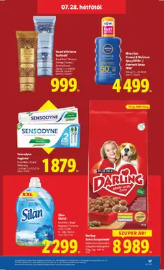 Lidl akciós ujság - amely érvényes a következő dátumtól: 24.07.2025 | Oldal: 57