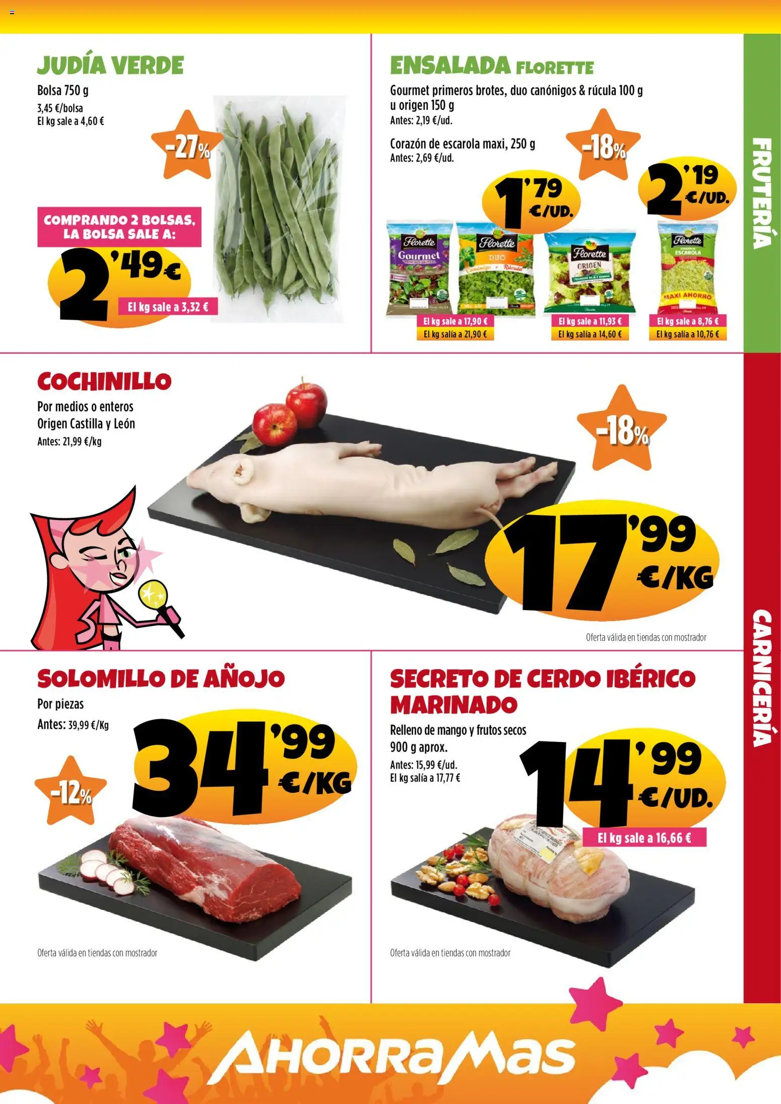 AhorraMas folleto │ válido desde el 27.11.2025 | Página: 3 | Productos: Cerdo, Ensalada, Bolsa, Ρούτερ