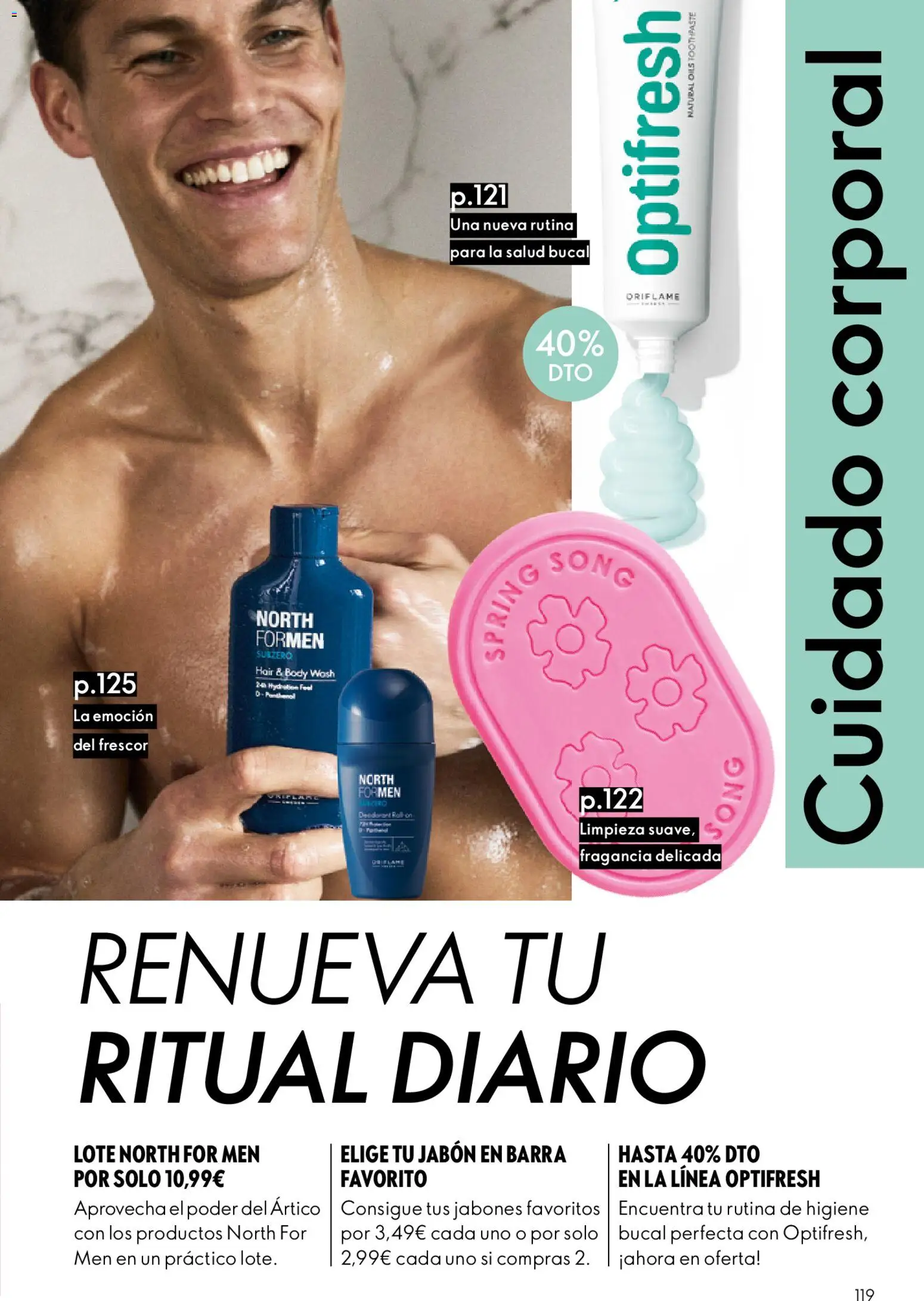 Oriflame - Catálogo Campaña 6 │ válido desde el 22.04.2026 | Página: 119 | Productos: Fragancia, Jabón, Jabón en barra, Body