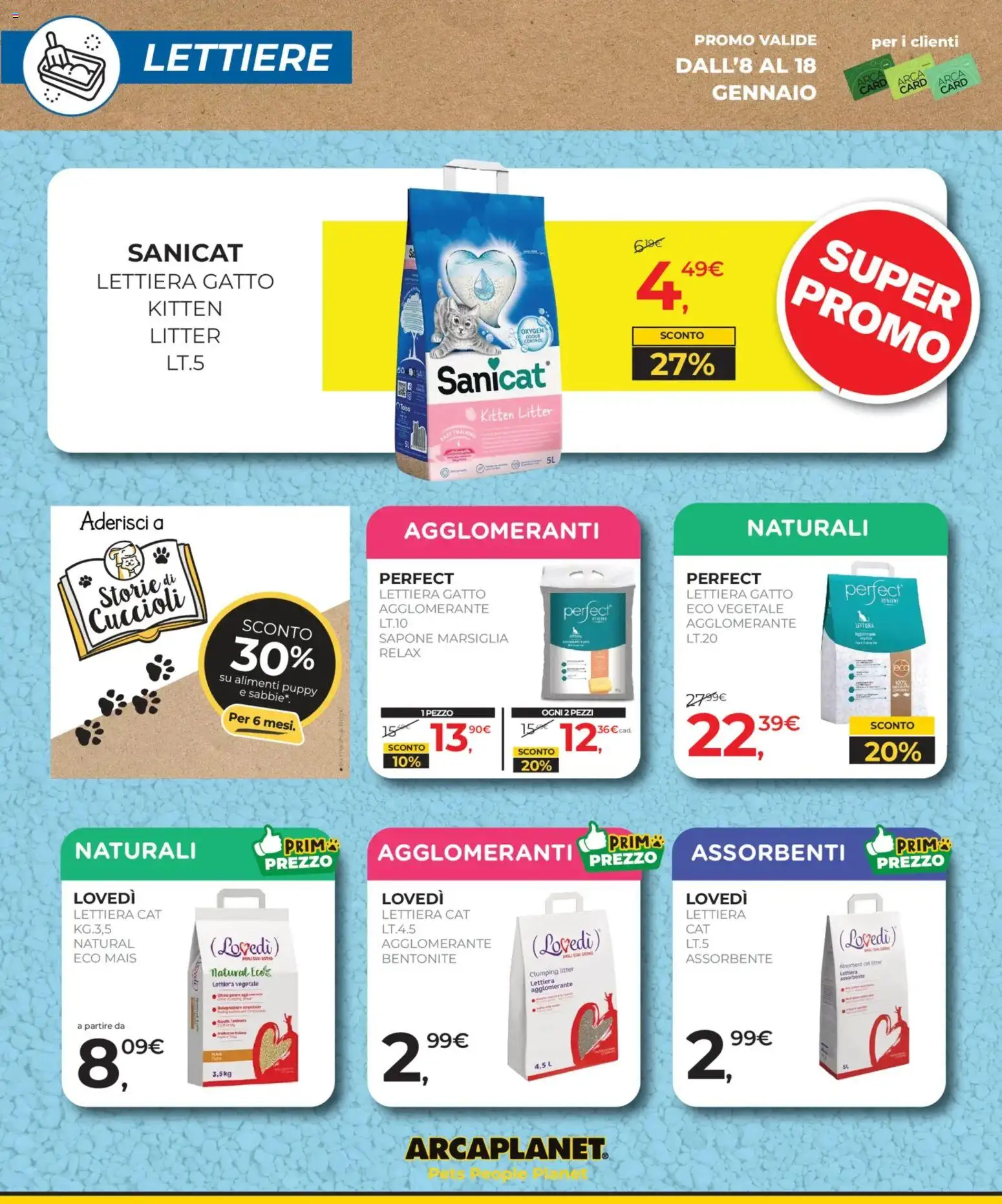 Volantino Arcaplanet del 08.01.2026 | Pagina: 18 | Prodotti: Sapone, Mais