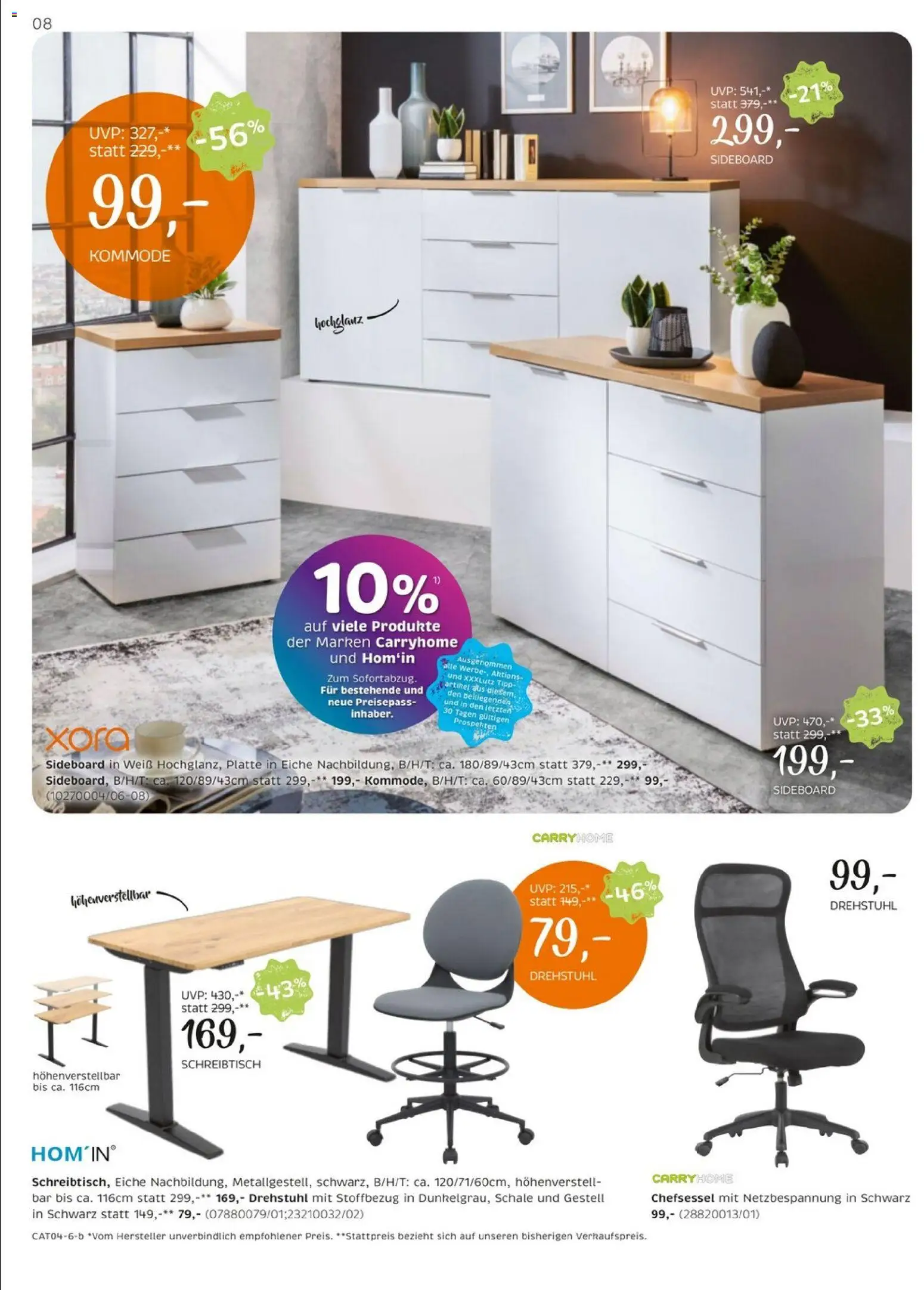 XXXLutz Carry Home gültig ab 21.04.2026 | Seite: 8 | Produkte: Kommode