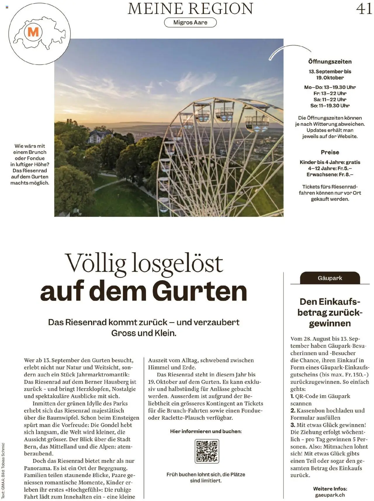Migros - Magazin ab 25.08.2025 | Seite: 41 | Produkte: Uhr, Fondue