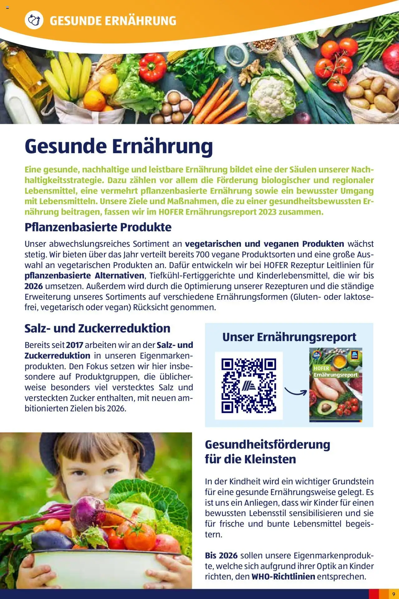 Hofer Heute für Morgen-Magazin gültig ab 02.10.2024 | Seite: 9 | Produkte: Salz, Zucker