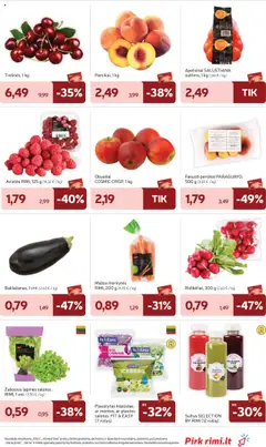 Rimi - Leidinys│galioja nuo 22.07.2025 | Puslapis: 7 | Prekių: Salotos, Sultys, Obuoliai, Apelsinai