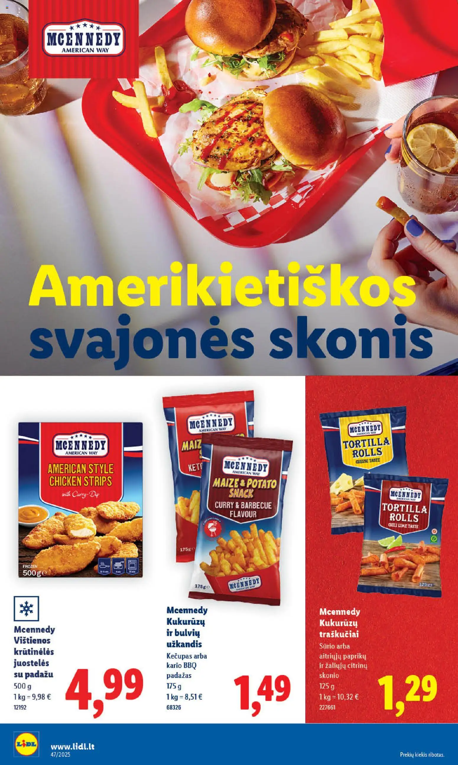 LIDL akcijos nuo 17.11.2025 | Puslapis: 14 | Prekių: Vištienos, Padažas, Traškučiai, Kečupas