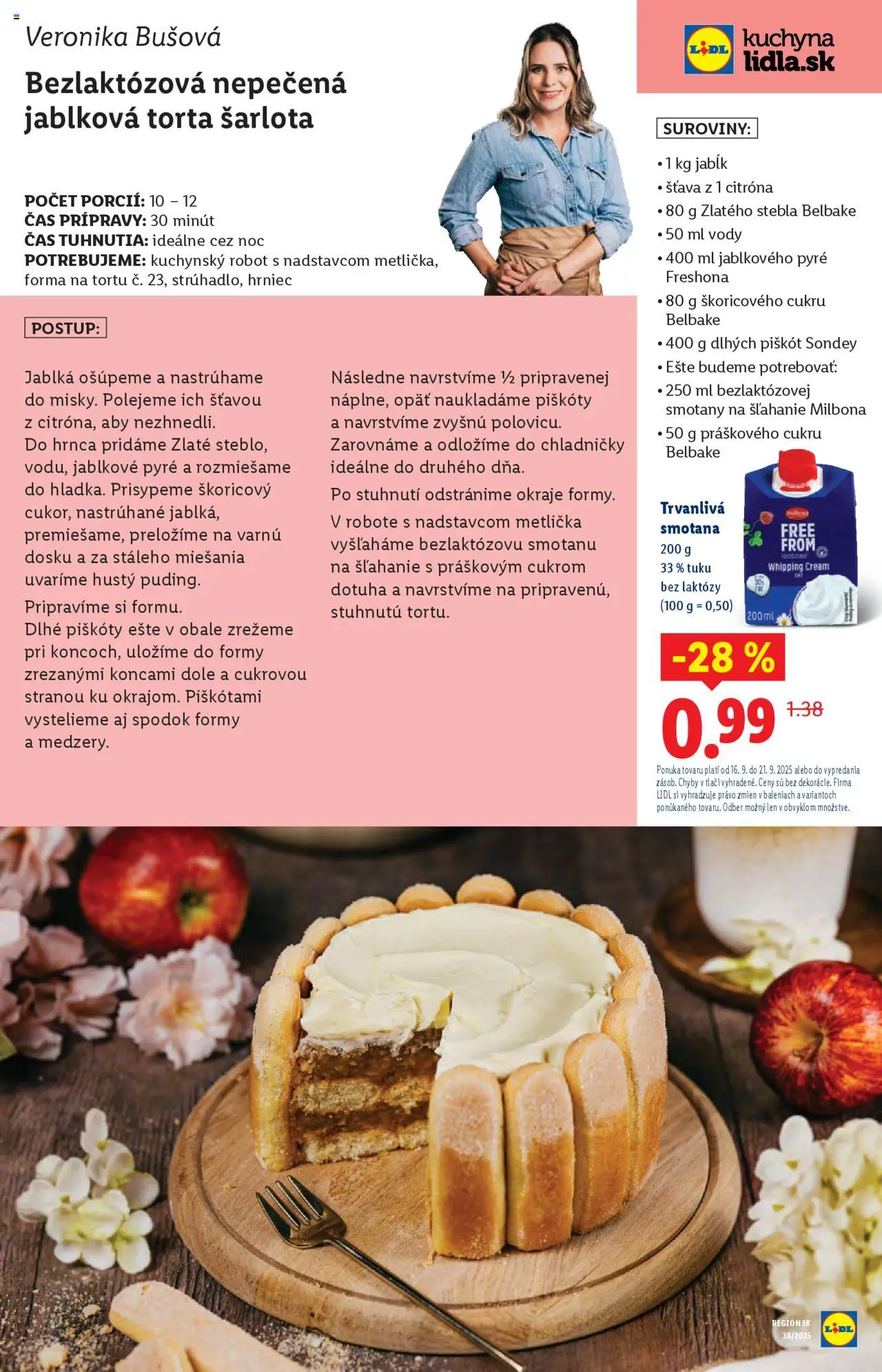 Nové Lidl akcie – leták je platný od 16.09.2025 | Strana: 109 | Produkty: Kuchyňa, Kuchynský robot, Jablká, Smotana