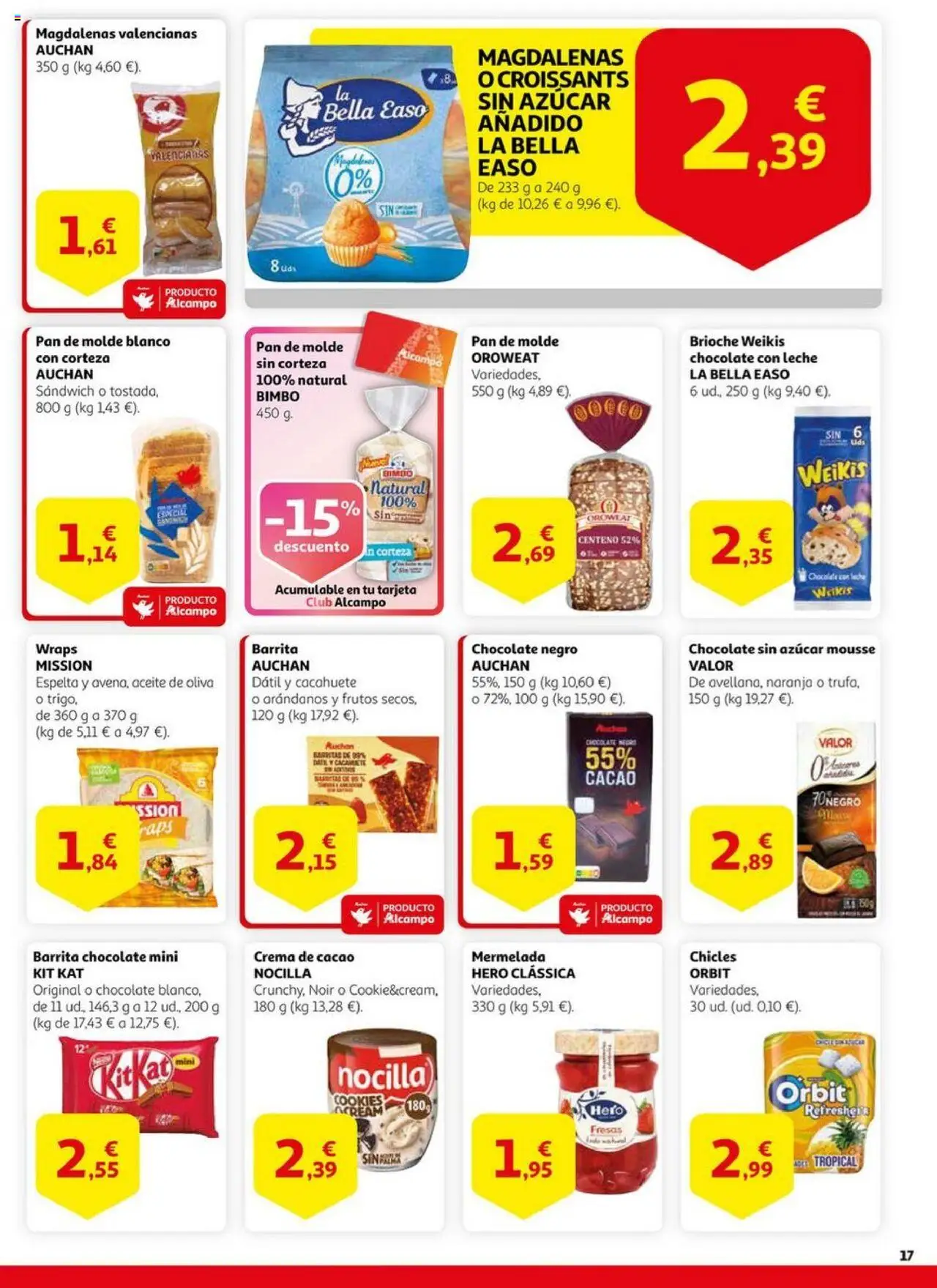Alcampo - Especial Mascotas Guanya en estalvi │ válido desde el 20.05.2025 | Página: 17 | Productos: Mousse, Crema de cacao, Crema, Φρυγανιές σικάλεως