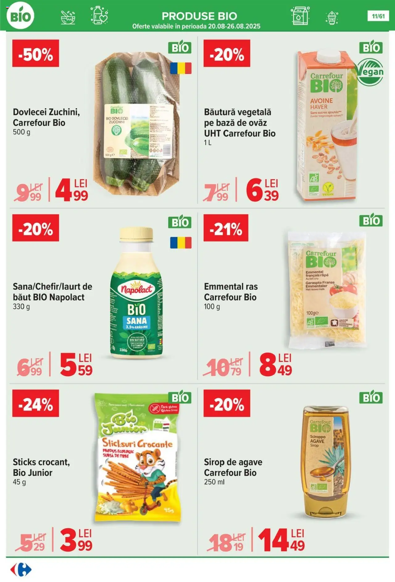Catalog Carrefour – valabil de la 20.08.2025 | Pagină: 12 | Produse: Şerit ödül, Sticksuri, Sirop de agave, Sirop