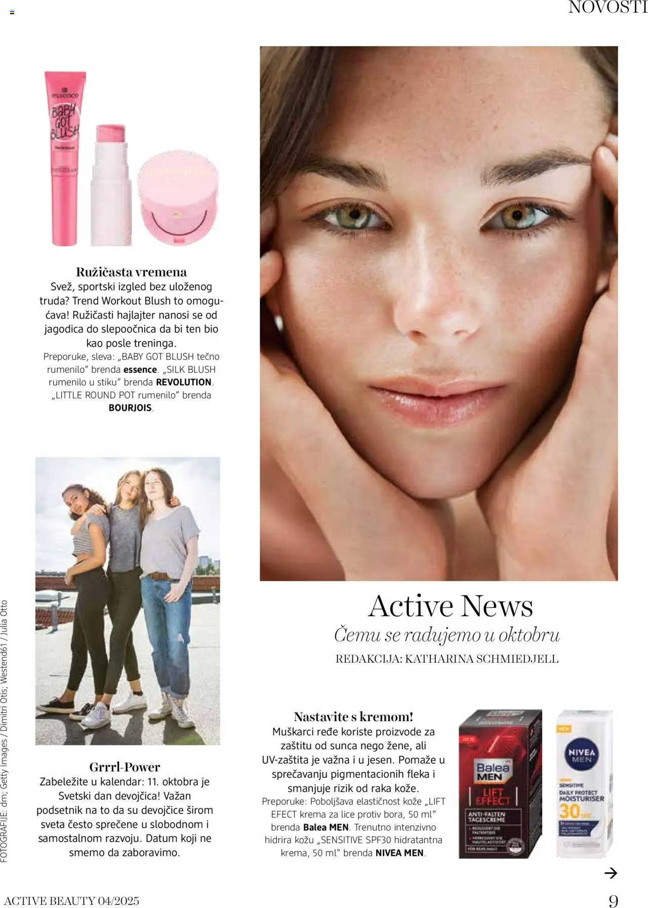 DM Drogerie katalog - važi od 09.10.2025 | Strana: 9 | Proizvode: Nivea Men, Rumenilo, Nivea, Krema
