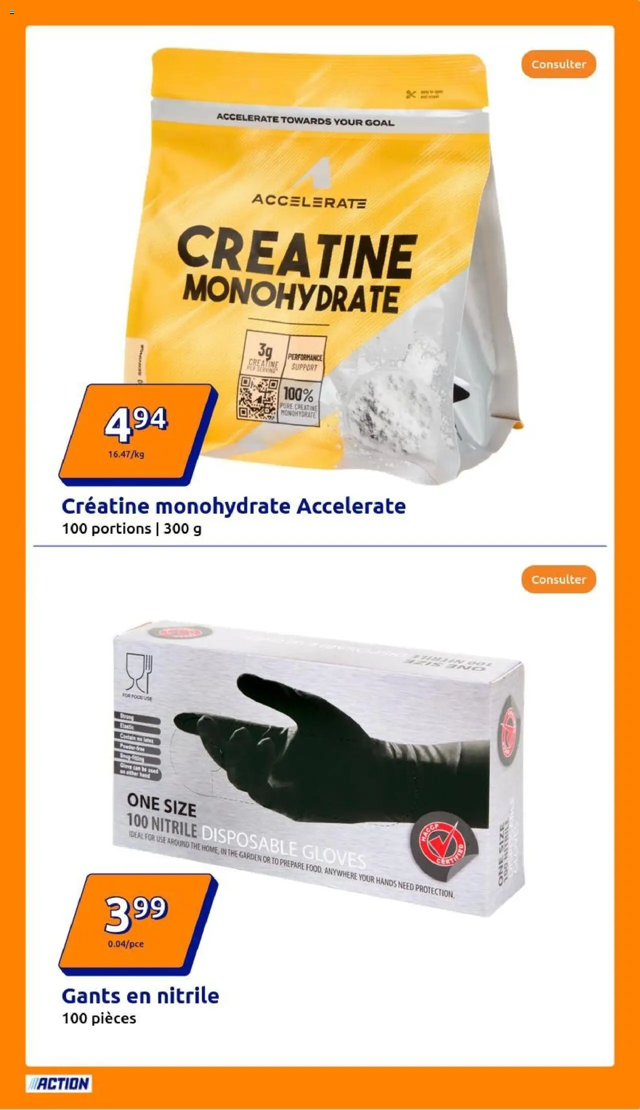  | Page: 25 | Produits: Créatine, Thé, Gants