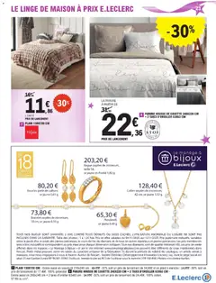 E.Leclerc - Prévisualisation de E.Leclerc Cadeaux - preparation de noël valide à partir de 04.11.2025 | Page: 23 | Produits: Bracelet, Bague, Pendentif, Couette