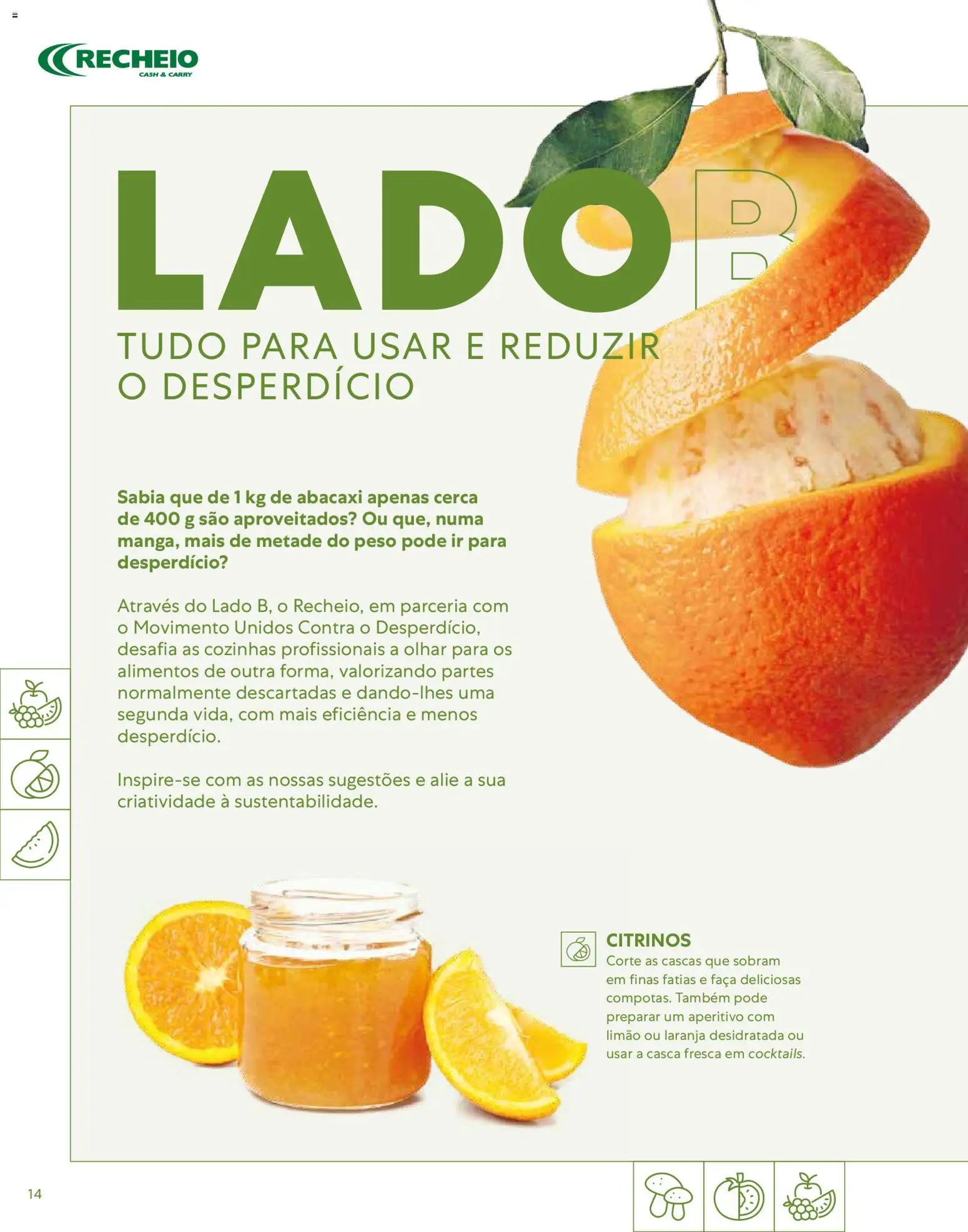 Recheio - Catálogo de Alfragide │ válido de 16.03.2026 | Página: 14 | Produtos: Faca, Abacaxi