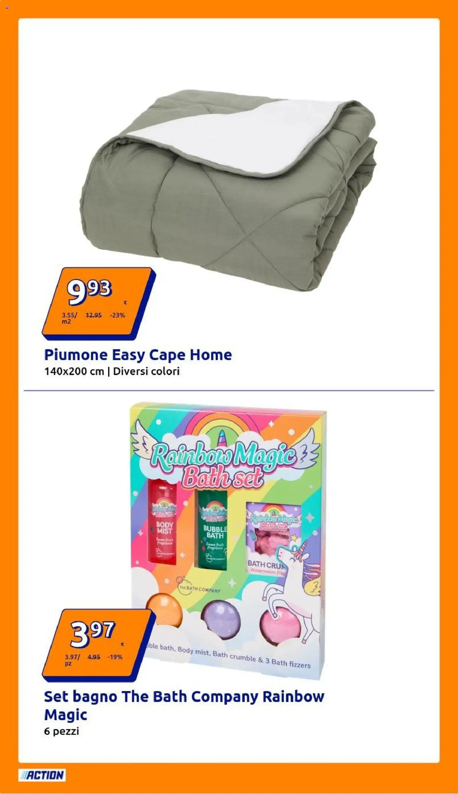 Volantino Action del 17.12.2025 | Pagina: 8 | Prodotti: The, Bagno