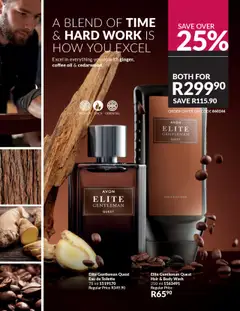 Avon specials catalogue – valid from 01.10.2025 | Page: 105 | Products: Oil, Coffee, Eau de toilette, Body wash