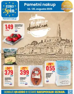 Eurospin - Ljubljana - pregled letaka veljavnega od 14.08.2025