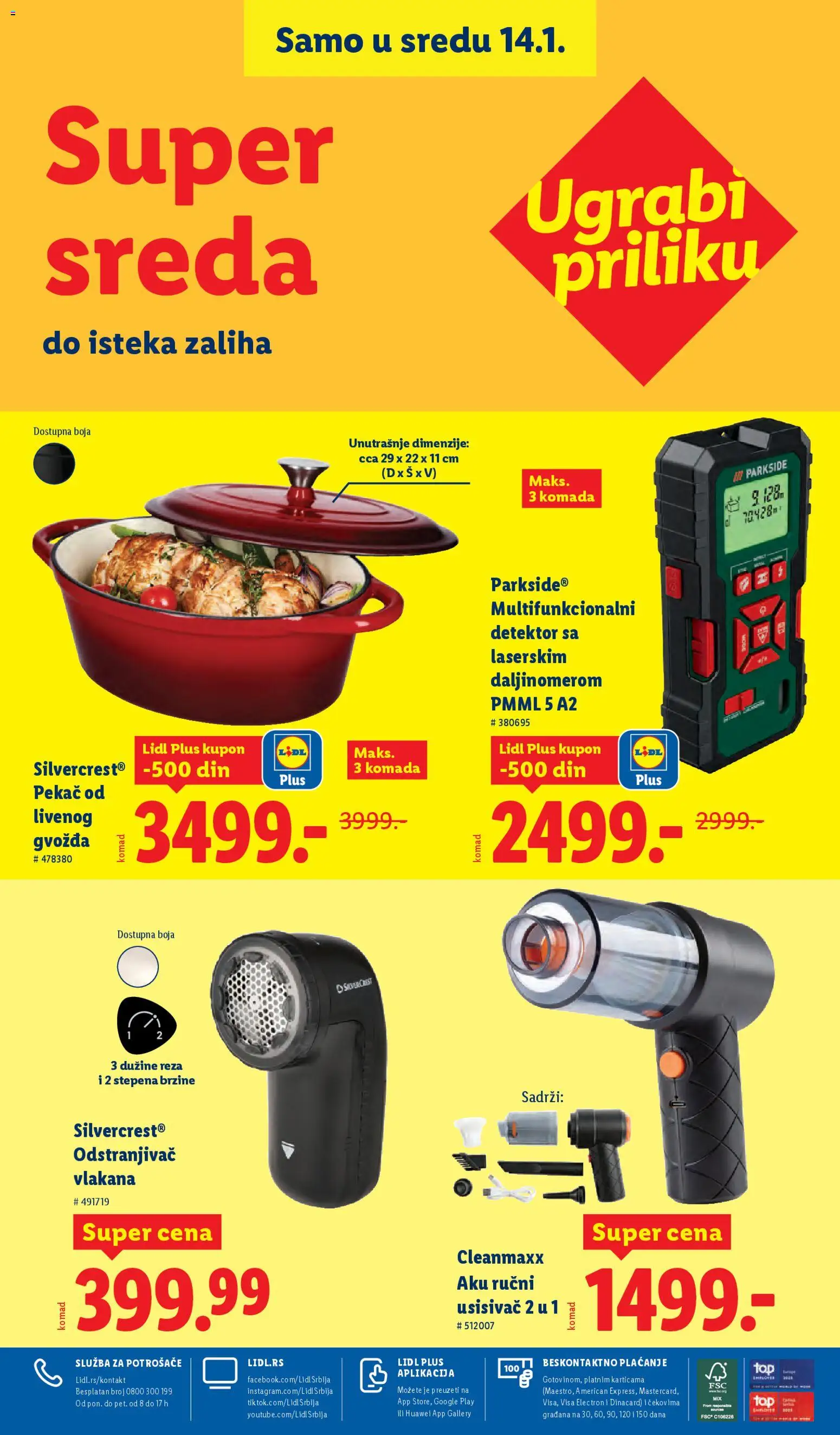 Lidl katalog - važi od 08.01.2026 | Strana: 82 | Proizvode: Usisivač, Silvercrest, Parkside, Ručni usisivač