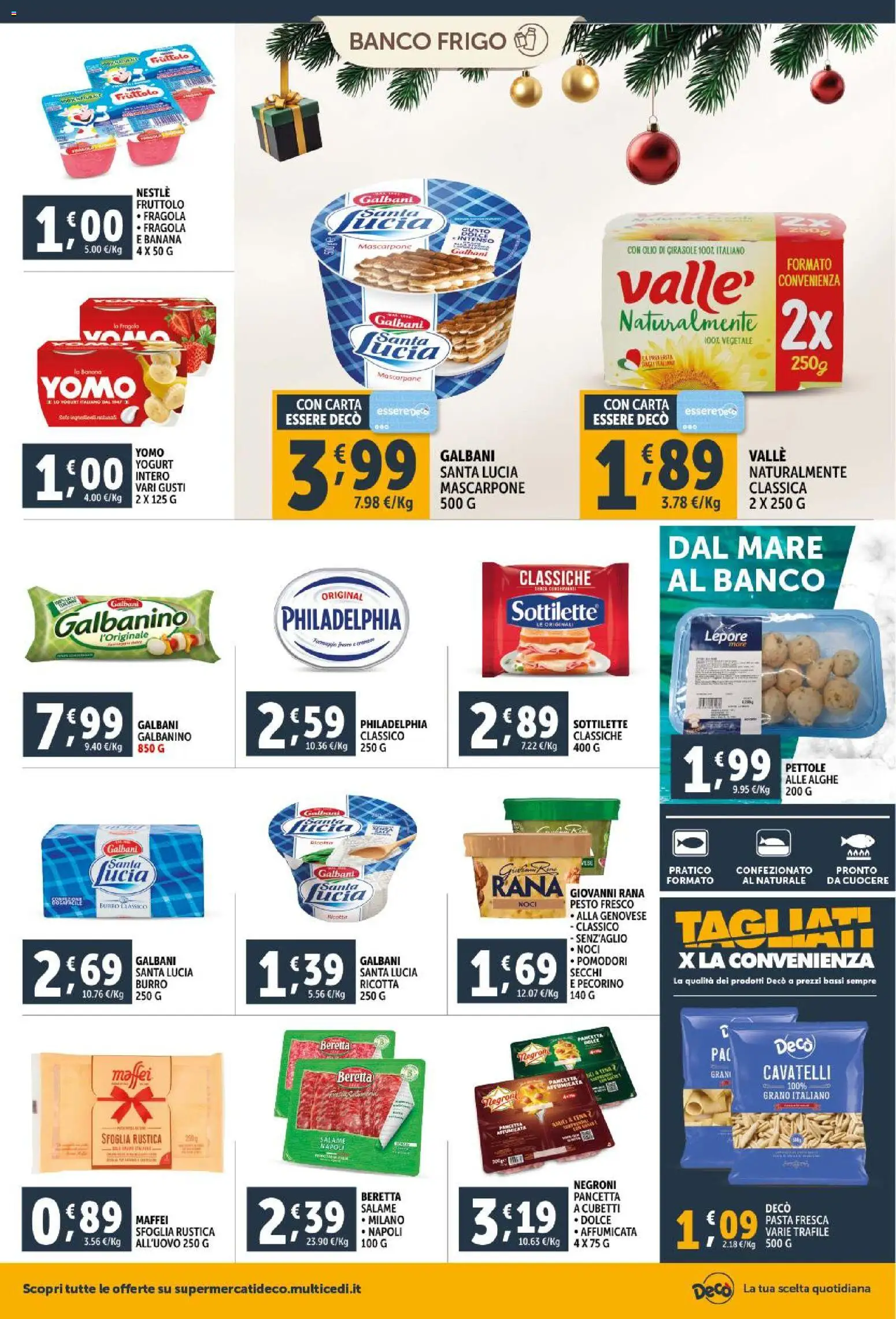 Volantino Decò del 15.12.2025 | Pagina: 14 | Prodotti: Pomodori, Noci, Pesto, Olio di girasole