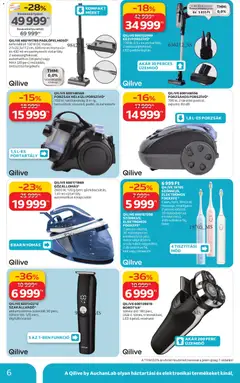 Auchan - Qilive ajánlataink - amely érvényes a következő dátumtól: 05.02.2026 | Oldal: 6 | Termékek: Kefe