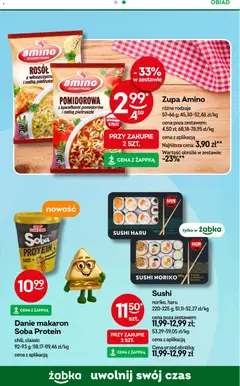 Pogląd oferty "Żabka Gazetka" - ważna od 05.11.2025 | Strona: 66 | Produkty: Sushi, Zupa, Makaron