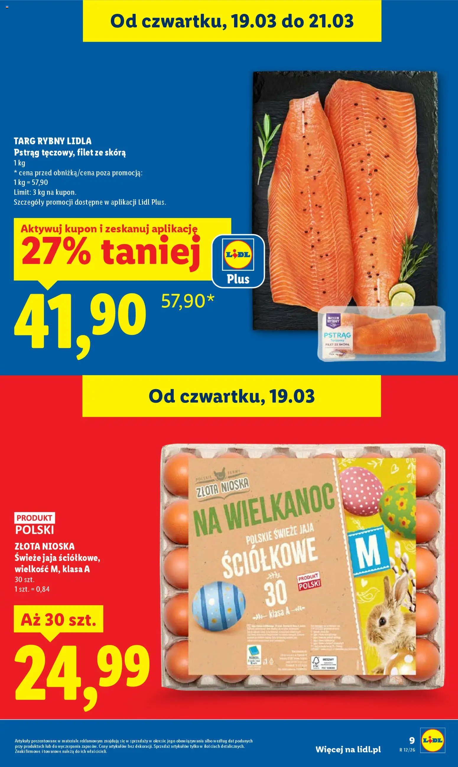 Lidl Polsko leták od 19.03.2026 | Strana: 9 | Produkty: Filet