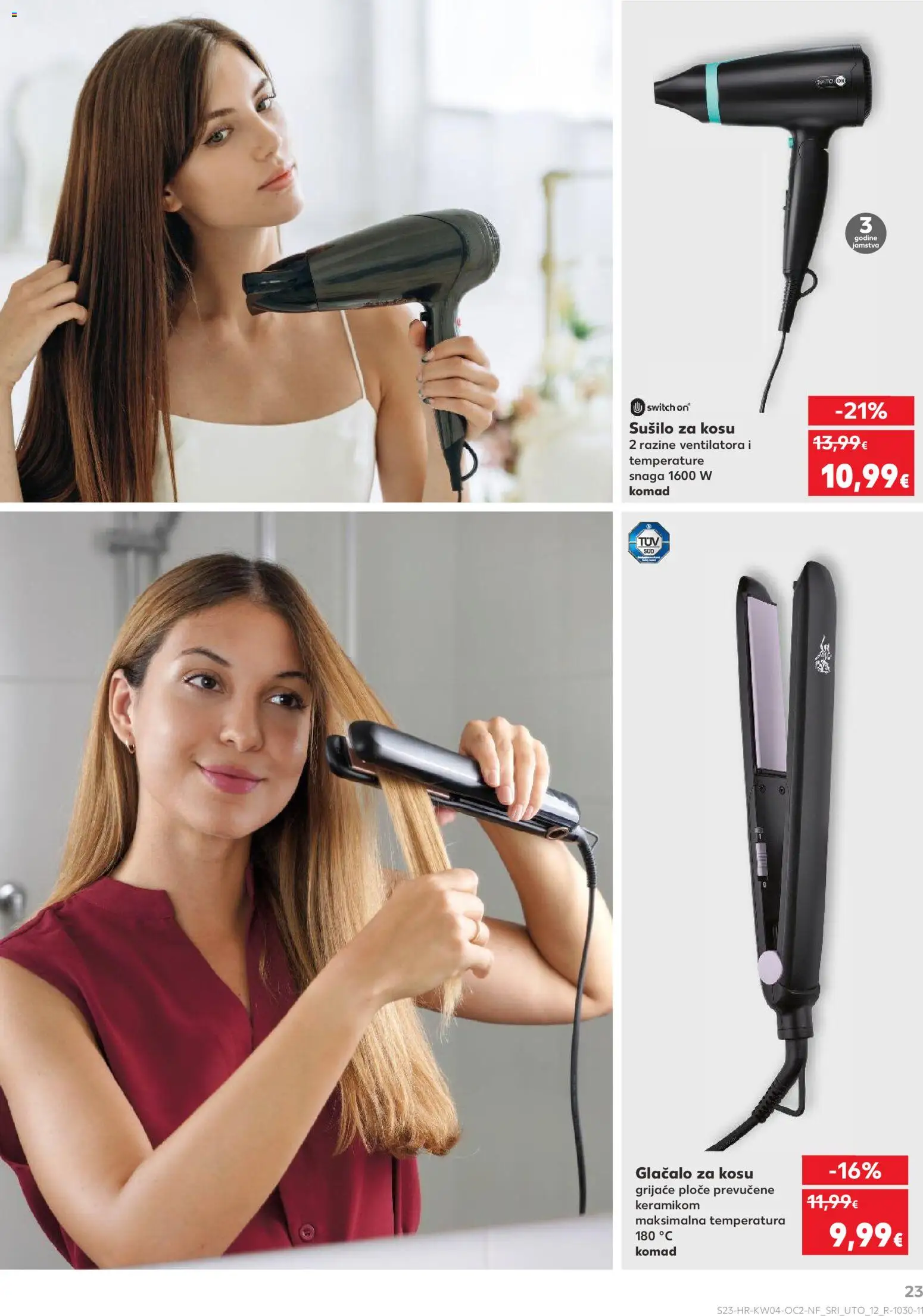 Kaufland katalog | vrijedi od 21.01.2026 | Stranica: 23 | Proizvodi: Sušilo za kosu